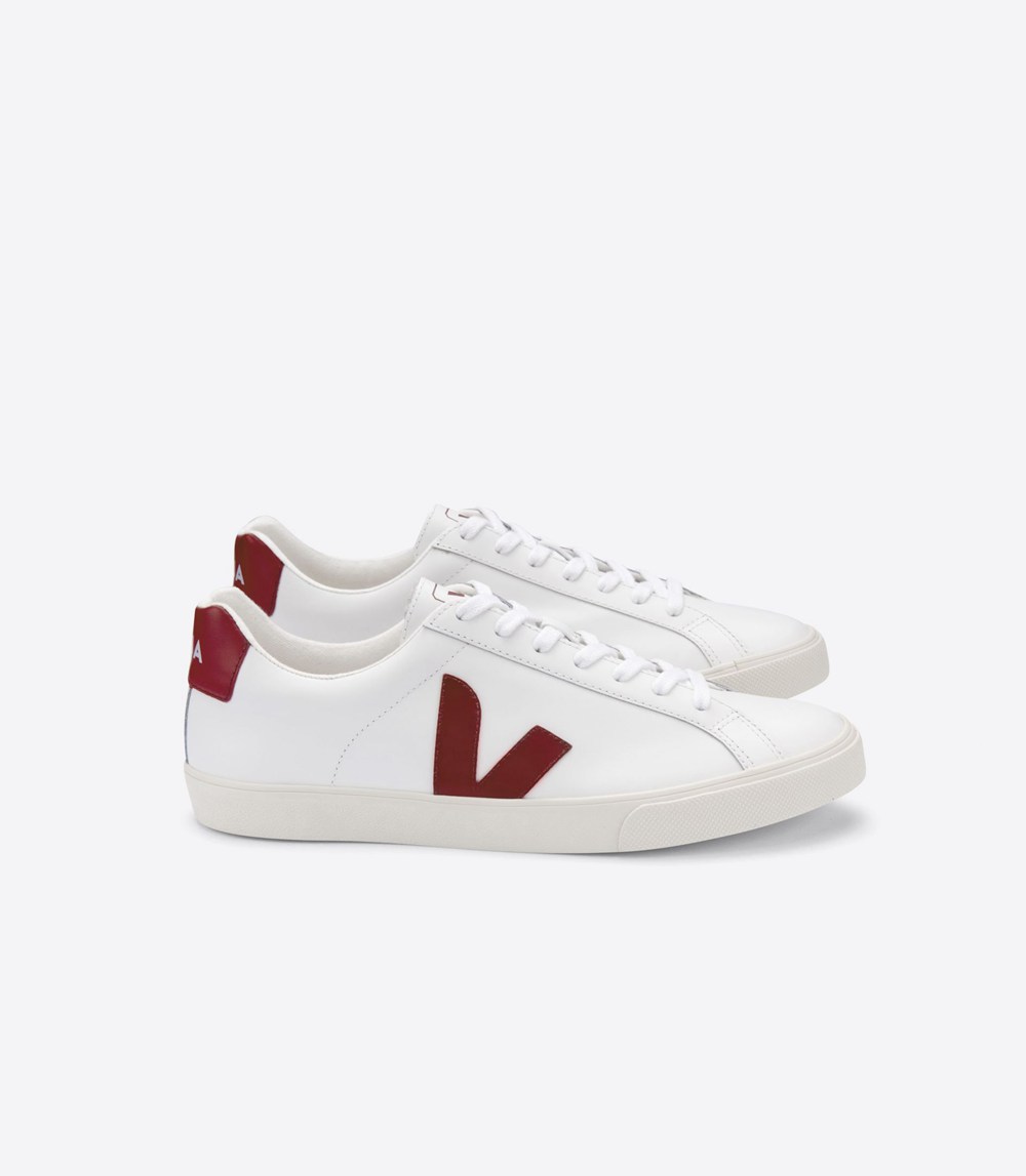 Veja Sneakers Mens - Esplar Leather - White - 5087PWUTM